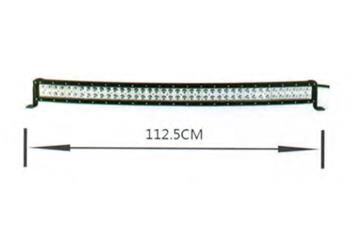 BAR LED 113 CM KAVİSLİ 12V.-24V. 80 LEDLİ (240W)