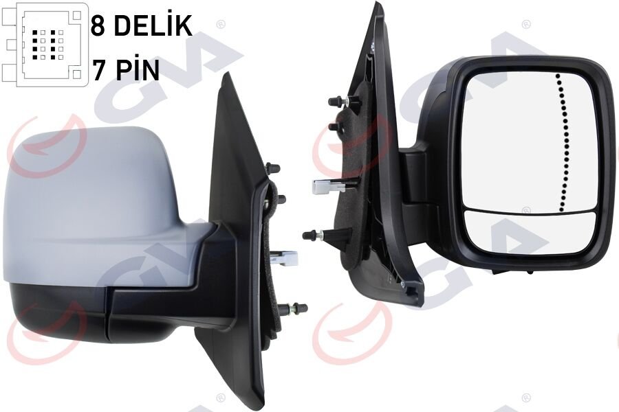 DIŞ DİKİZ AYNASI SAĞ TRAFIC-VİVARO 14> ELEKTRİK...