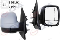 DIŞ DİKİZ AYNASI SAĞ TRAFIC-VİVARO 14> ELEKTRİK...