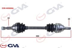 KOMPLE AKS SOL ASTRA G 1.4/1.6 16V (98-05) (595mm)