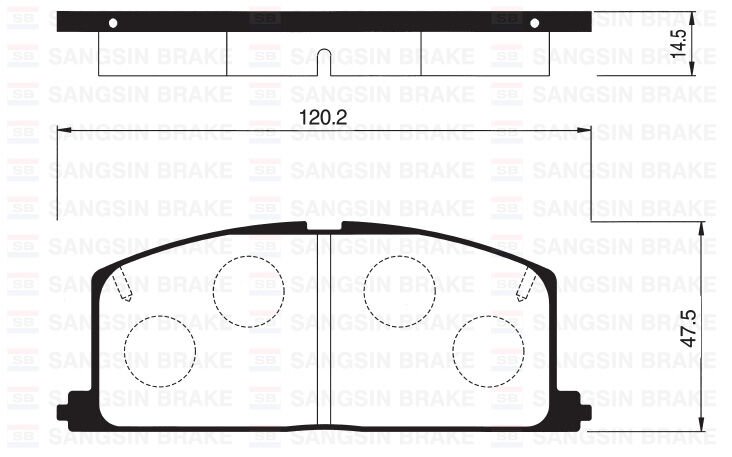 ÖN FREN BALATA TOYOTA COROLLA 1.6L 4A-F AE92 88-91...