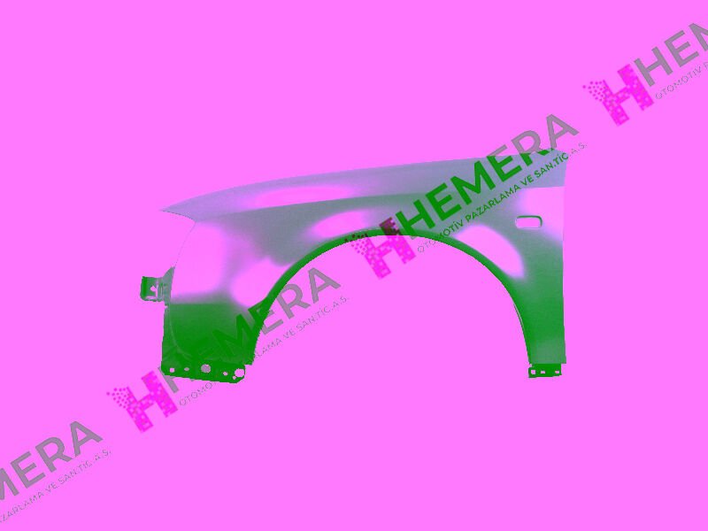 ÇAMURLUK ÖN SOL SAC KARE SİNYAL DELİKLİ AUDI A6 2...