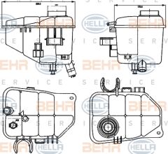 RADYATOR YEDEK SU DEPOSU W203-209 00-07