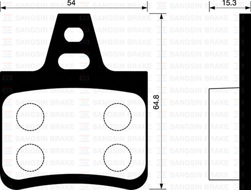 (x) ARKA BALATA XANTIA 1.6 1.8 2.0İ (94-98) XANTIA...