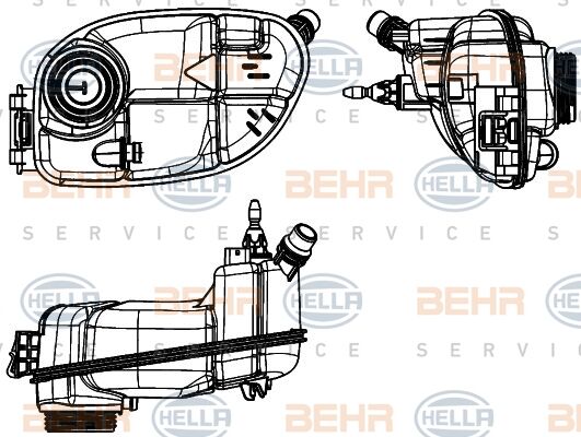 RADYATOR YEDEK SU DEPOSU W117-176-246-X156 12-