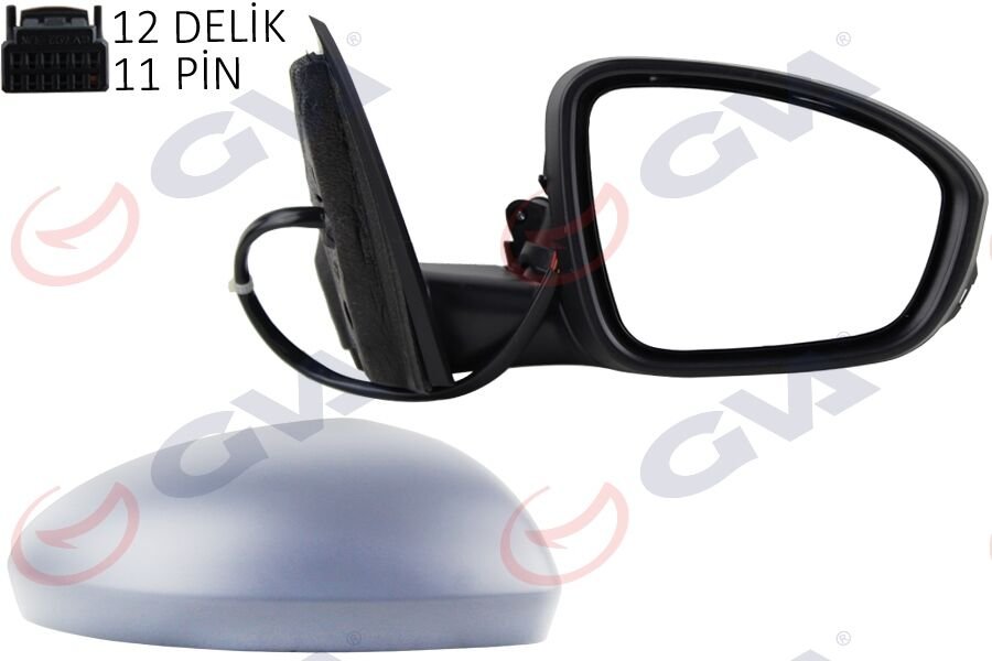 DIŞ DİKİZ AYNASI SAĞ MEGANE 15> ELEKTRİKLİ+ISIT...