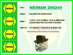 FAN MOTOR REZISTANSI 1.5 DCI CLIO SYMBOL THALIA-ME...