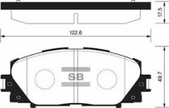 (x) ÖN BALATA TOYOTA YARIS 1.0 VVT-I 06=> ABS'S...