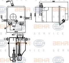 RADYATOR YEDEK SU DEPOSU X5 E53 N62 00-07
