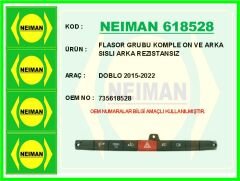 FLASOR GRUBU KOMPLE ON VE ARKA SISLI ARKA REZISTAN...