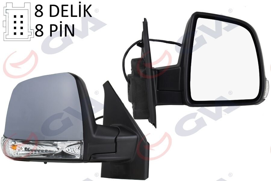 DIŞ DİKİZ AYNASI SAĞ DOBLO 11> ELEKTRİKLİ+SİNYA...