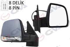 DIŞ DİKİZ AYNASI SAĞ DOBLO 11> ELEKTRİKLİ+SİNYA...