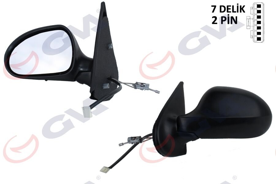 DIŞ DİKİZ AYNASI SOL ALBEA 06> MEKANİK+KONVEKS