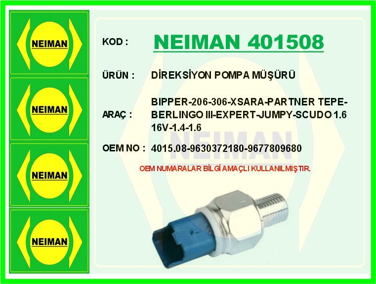 HİDROLİK DİREKSİYON YAĞ MÜŞÜRÜ P206-P306-P406-BIPP...