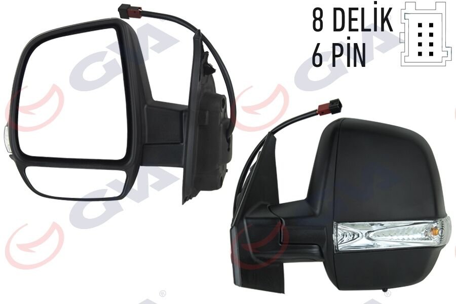 DIŞ DİKİZ AYNASI SOL DOBLO 11> ELEKTRİKLİ+ISITM...