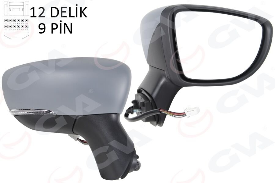 DIŞ DİKİZ AYNASI SAĞ ELEKTRİKLİ + ISITMALI + SİNYA...