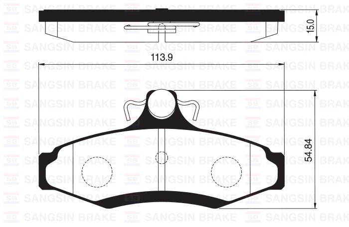 ARKA BALATA CHEVROLET-DAEWOO NUBIRA 2.0 CDX 97=>...