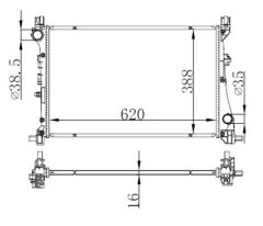 MOTOR SU RADYATÖRÜ FIAT EGEA 15> 1.3D MTJ 1.4 ...