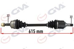 KOMPLE AKS SOL OPEL CORSA D (06>14) CORSA E (14...