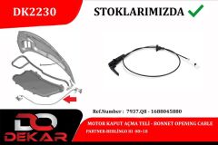 MOTOR KAPUT AÇMA TELİ PARTNER-BERLİNGO III 08>1...