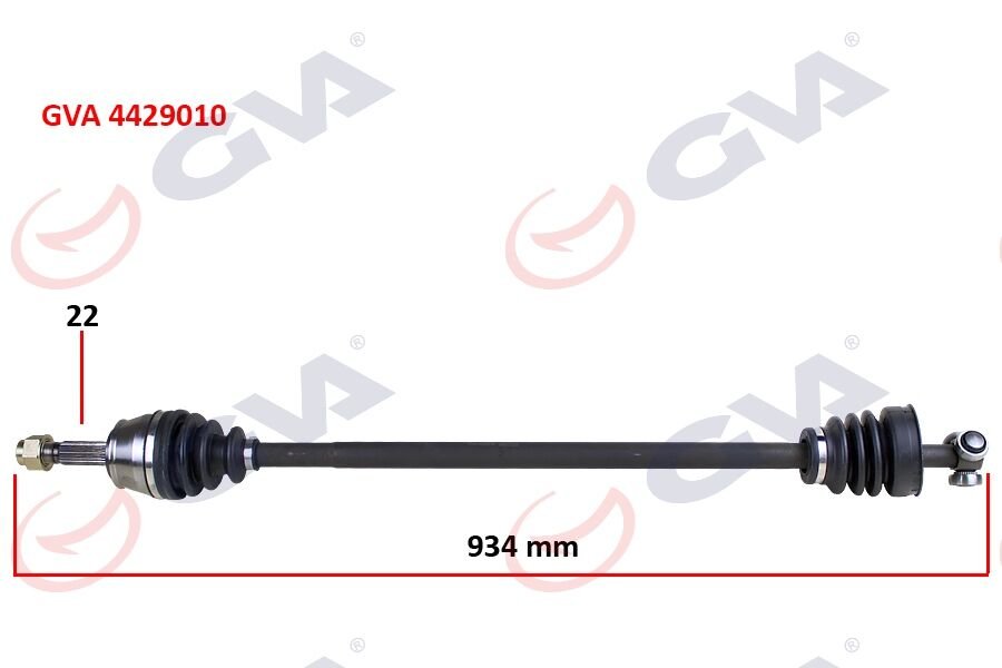 KOMPLE AKS SAĞ DOBLO 1.9D 01> (934mm)