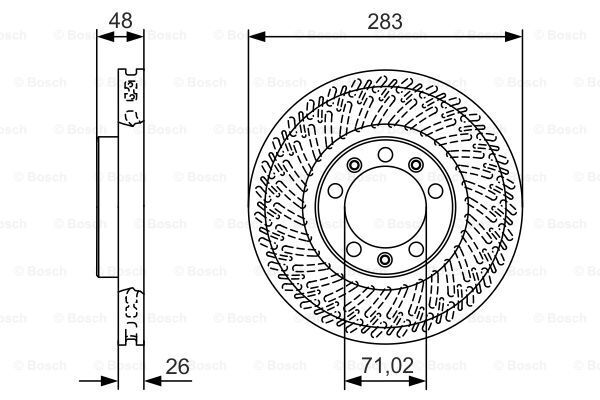 FREN DISKI ON B.M 308 II (T9) 2013-