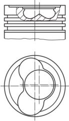 MOTOR PİSTON+SEGMAN (0.50) VW T4 2.5 TDI (ACV-AHD-...