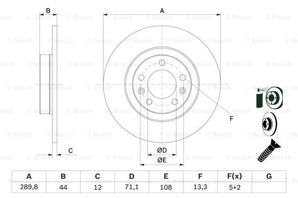 FREN DISKI ARKA 508 I 10-