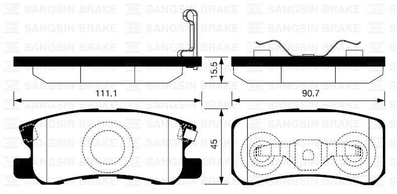 ARKA BALATA DİSK MITSUBISHI OUTLANDER 07>PAJERO...