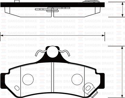 ARKA BALATA DİSK TOYOTA CAMRY 02=>