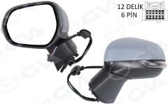 DIŞ DİKİZ AYNASI SOL ELEKTRİKLİ ISITMALI ASTARLI C...