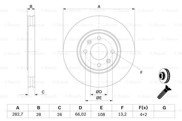 FREN DISKI ON B.M 406 / XANTIA 95-