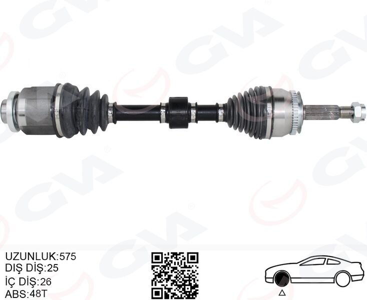 KOMPLE AKS SAĞ GETZ 1.5 CRDİ (03-09) ABS'Lİ (48DİŞ...