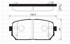 ARKA BALATA KIA CARENS II 2.0 CRDİ 02=> CARENS ...