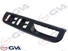 CAM DÜGME CERCEVESİ SOL SİYAH KAPI TUTAMAGI GOLF-P...