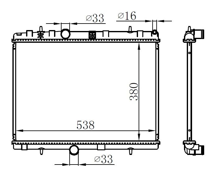 RADYATÖR C-ELYSEE-C3-C4-C5 I-P207-P208-P301-P307-P...