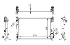 RADYATÖR CORSA D 05>PUNTO 05>BRAVO II 07>...