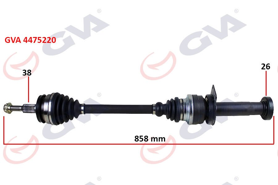 KOMPLE AKS SAĞ TRANSPORTER T5 1.9 TDİ (03-11) (858...