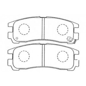 ARKA BALATA MITSUBISHI PAJERO-GALANT (TÜM MOTORLAR...