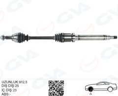 ÖN AKS KOMPLE SAĞ FORD COURIER 1.5 1.6 TCDI 14>...