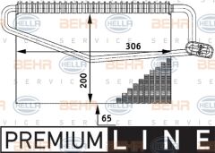 EVAPORATOR W203-209 00-07