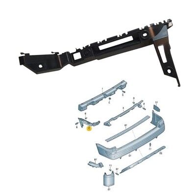 ARKA TAMPON BRAKETİ SOL TRANSPORTER T7 2015>>...