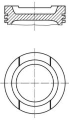 MOTOR PİSTON+SEGMAN (STD) GOLF 1.6 16V-PASSAT-JETT...