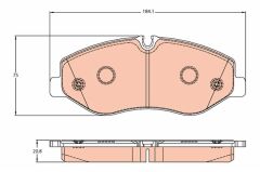 FREN BALATASI ON MERCEDES VITO W447 14>