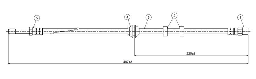 ÖN FREN HORTUMU CORDOBA 93-02