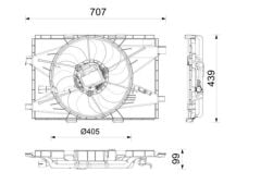 FAN MOTORU KOMPLE   FIAT 500E 20-