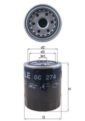 YAĞ FİLTRESİ H100 (93-00) H-1 (97-00) STAREX 97=&g...