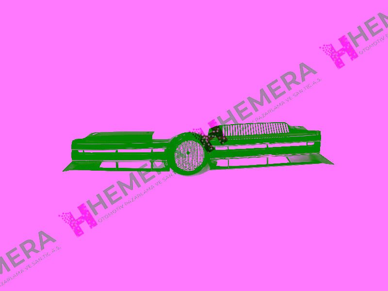 PANJUR ÖN SİYAH KROM VOLKSWAGEN GOLF 2008-2012