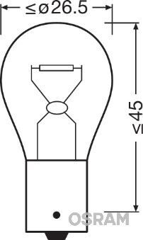 BLİSTER AMBALAJ - AMPUL 12 V PY21W 21 W TEK DUY ÇA...