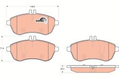 FREN BALATASI ON MERCEDES W204 S204 C204 C218 W212...